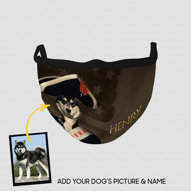 Personalized Dog Gift Idea - Royal Dog's Portrait 64 For Dog Lovers - Cloth Mask